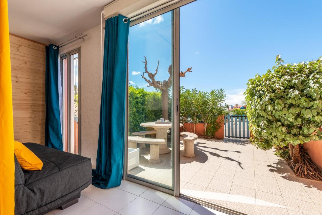 Ferienwohnung A L'Ombre Du Murier Le Barcarès Exterior foto